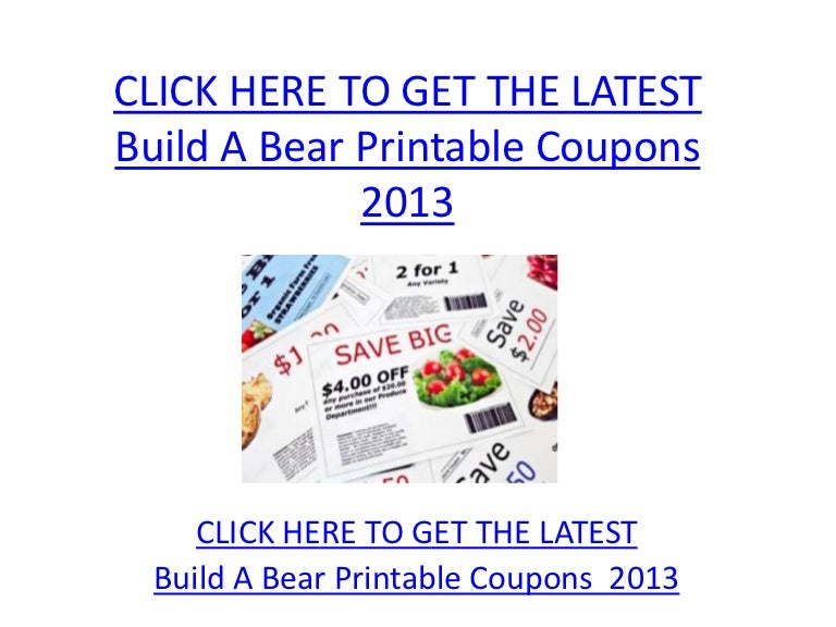 Acquire A Undertake Printable Coupon codes 2013 - Create A Go through Printable photograph regarding Build a Bear Printable Coupons referred to as Establish A Endure Printable Discount coupons 2013 - Produce A Go through Printable